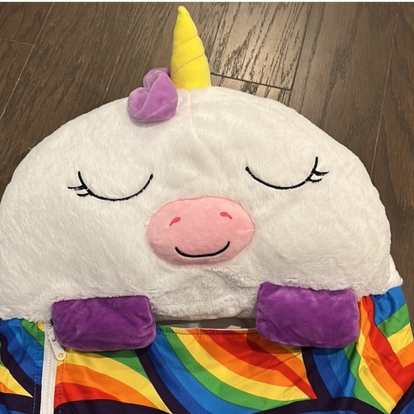 Happy Nappers Kids Sleeping Bag Unicorn Pillow
Rainbow Pattern - Picture 4 of 8